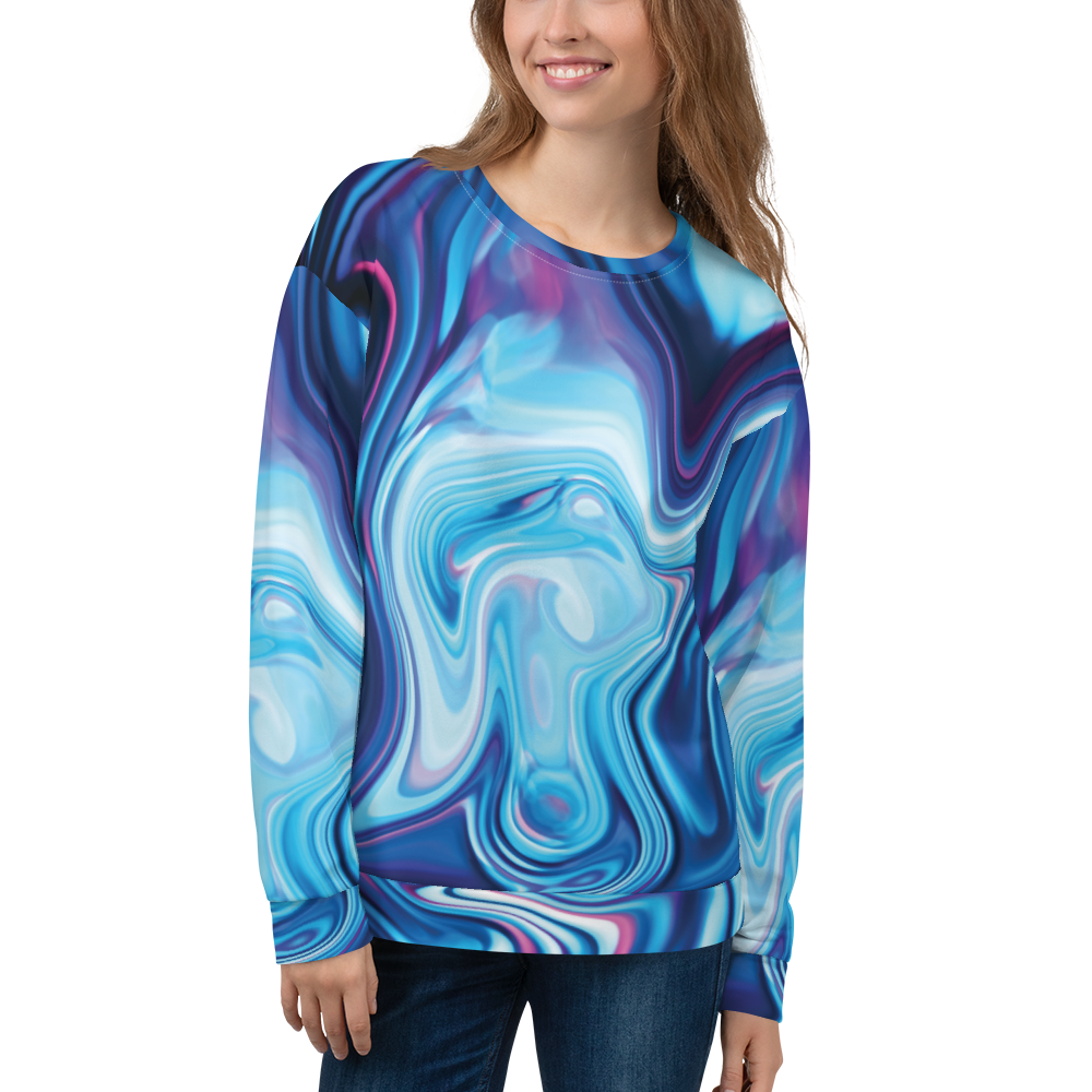 XS Lucid Blue Unisex Sweatshirt by Design Express