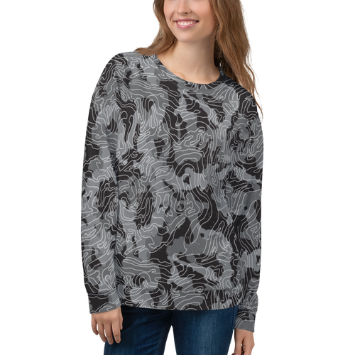 XS Grey Camoline Unisex Sweatshirt by Design Express