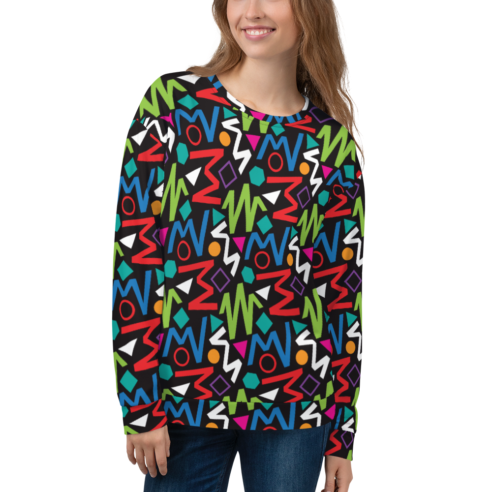 XS Pop Geometrical Pattern 02 Unisex Sweatshirt by Design Express