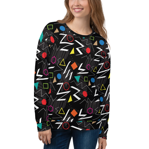 XS Mix Geometrical Pattern Unisex Sweatshirt by Design Express