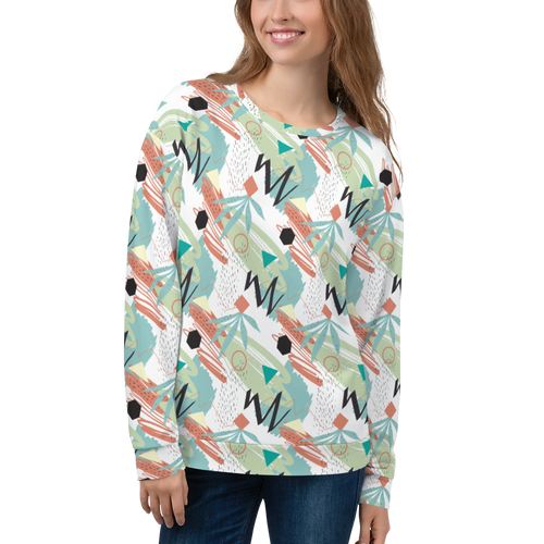 XS Mix Geometrical Pattern 03 Unisex Sweatshirt by Design Express