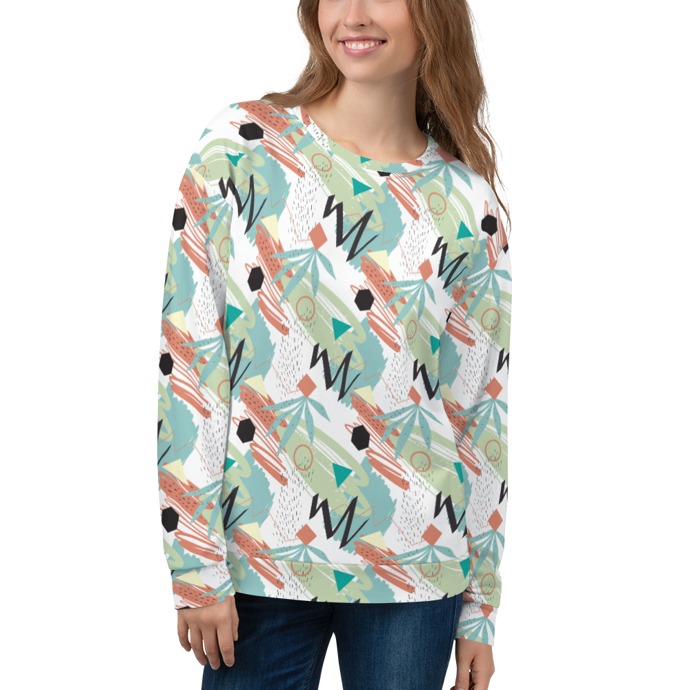 XS Mix Geometrical Pattern 03 Unisex Sweatshirt by Design Express