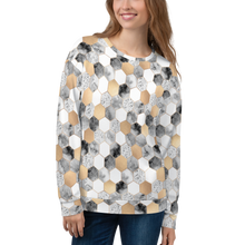 XS Hexagonal Pattern Unisex Sweatshirt by Design Express