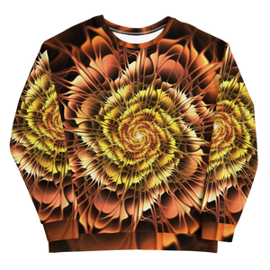Abstract Flower 01 Unisex Sweatshirt by Design Express