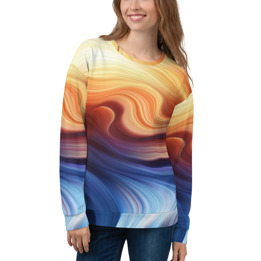 XS Canyon Swirl Unisex Sweatshirt by Design Express