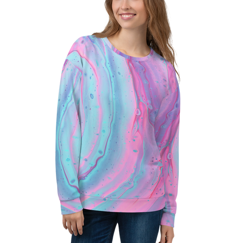 XS Multicolor Abstract Background Unisex Sweatshirt by Design Express