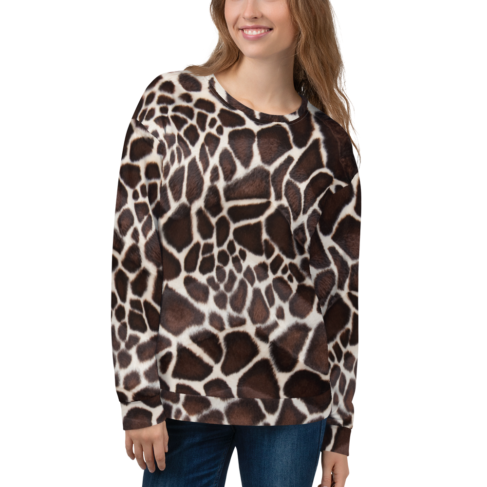 XS Giraffe Unisex Sweatshirt by Design Express