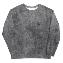 Soft Grey Fur Print Unisex Sweatshirt by Design Express