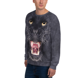 Black Phanter "All Over Animal" Unisex Sweatshirt by Design Express
