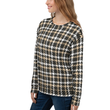 Houndstooth Pattern Unisex Sweatshirt by Design Express