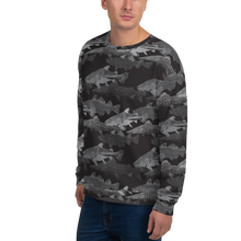 Grey Black Catfish Unisex Sweatshirt by Design Express