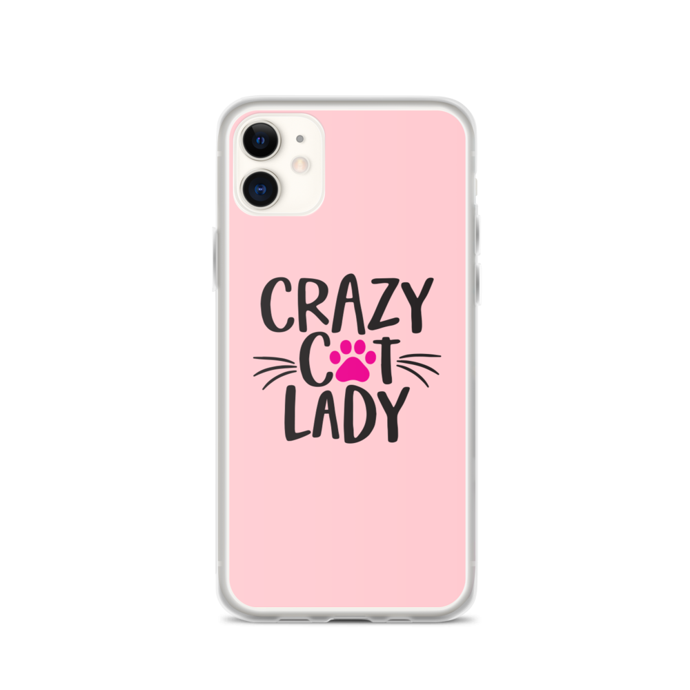 iPhone 11 Crazy Cat Lady (Cat Lover) Funny iPhone Case by Design Express
