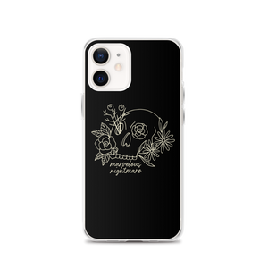 iPhone 12 Marvelous Nightmare Flower Skull iPhone Case by Design Express