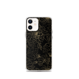 iPhone 12 mini Golden Floral iPhone Case by Design Express