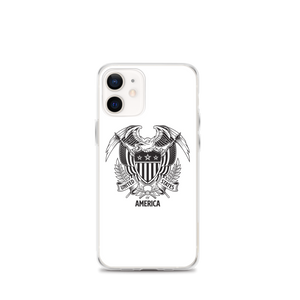 iPhone 12 mini United States Of America Eagle Illustration iPhone Case iPhone Cases by Design Express