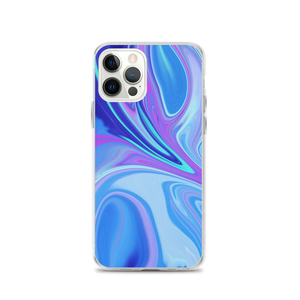 iPhone 12 Pro Purple Blue Watercolor iPhone Case by Design Express
