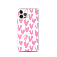 iPhone 12 Pro Pink Heart Pattern iPhone Case by Design Express