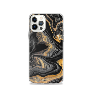 iPhone 12 Pro Black Marble iPhone Case by Design Express