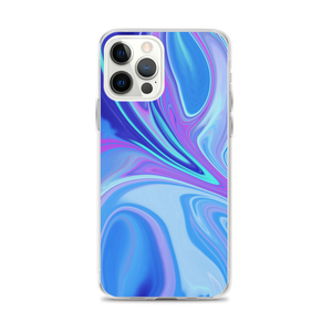 iPhone 12 Pro Max Purple Blue Watercolor iPhone Case by Design Express