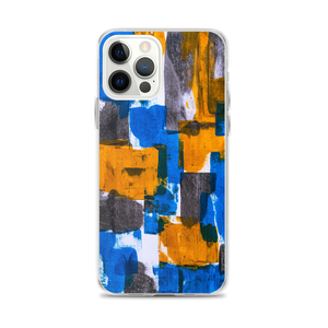 iPhone 12 Pro Max Bluerange Abstract Painting iPhone Case by Design Express
