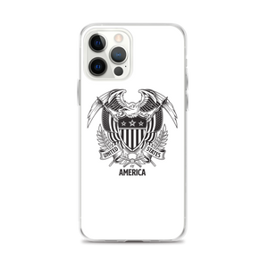 iPhone 12 Pro Max United States Of America Eagle Illustration iPhone Case iPhone Cases by Design Express