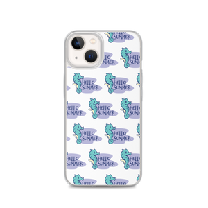 iPhone 13 Seahorse Hello Summer iPhone Case by Design Express