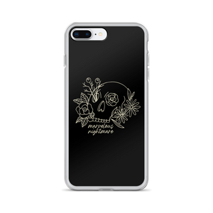 iPhone 7 Plus/8 Plus Marvelous Nightmare Flower Skull iPhone Case by Design Express