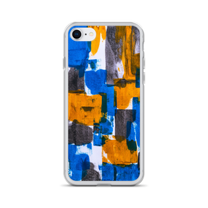 iPhone SE Bluerange Abstract Painting iPhone Case by Design Express
