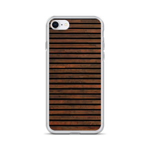 iPhone SE Horizontal Brown Wood iPhone Case by Design Express