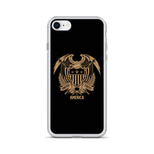 iPhone SE United States Of America Eagle Illustration Reverse Gold iPhone Case iPhone Cases by Design Express