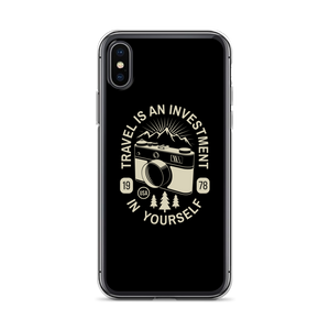 iPhone X/XS Travel Is An Investment In Yourself iPhone Case by Design Express