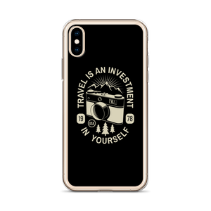 Travel Is An Investment In Yourself iPhone Case by Design Express
