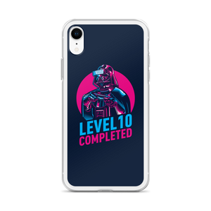 Darth Vader Level 10 Completed (Dark) iPhone Case iPhone Cases by Design Express