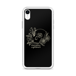 Marvelous Nightmare Flower Skull iPhone Case by Design Express