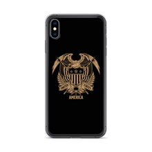 iPhone XS Max United States Of America Eagle Illustration Reverse Gold iPhone Case iPhone Cases by Design Express