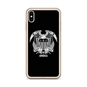 United States Of America Eagle Illustration Reverse iPhone Case iPhone Cases by Design Express