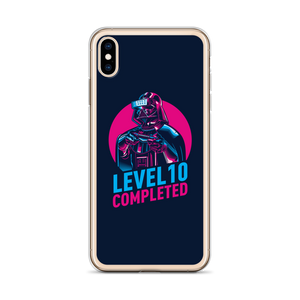 Darth Vader Level 10 Completed (Dark) iPhone Case iPhone Cases by Design Express