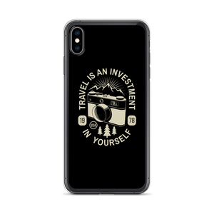 iPhone XS Max Travel Is An Investment In Yourself iPhone Case by Design Express
