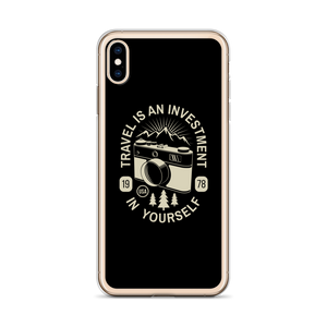 Travel Is An Investment In Yourself iPhone Case by Design Express