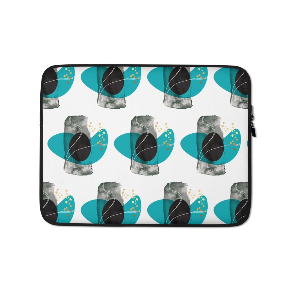 13 in Composition Abstract Art Pattern Laptop Sleeve by Design Express