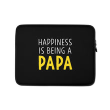 13 in Happiness is Being a Papa (Funny) Laptop Sleeve by Design Express