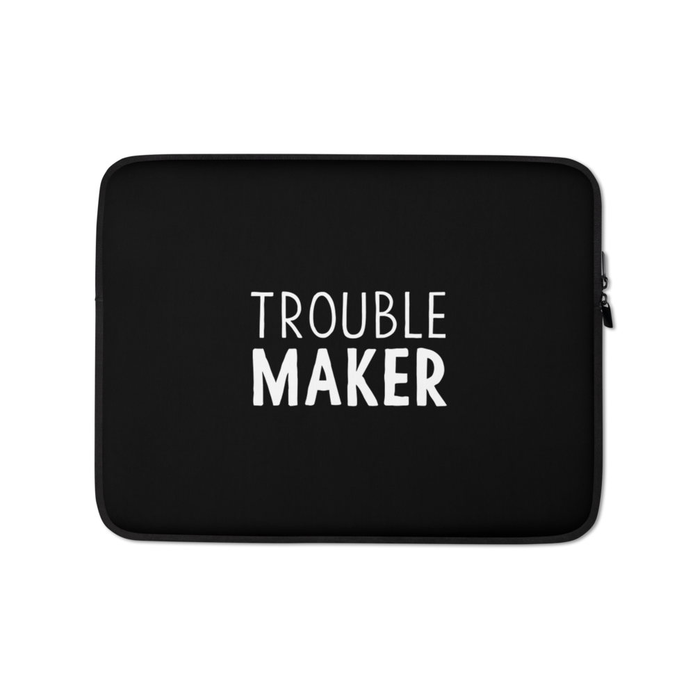 13 in Trouble Maker (Funny) Laptop Sleeve by Design Express