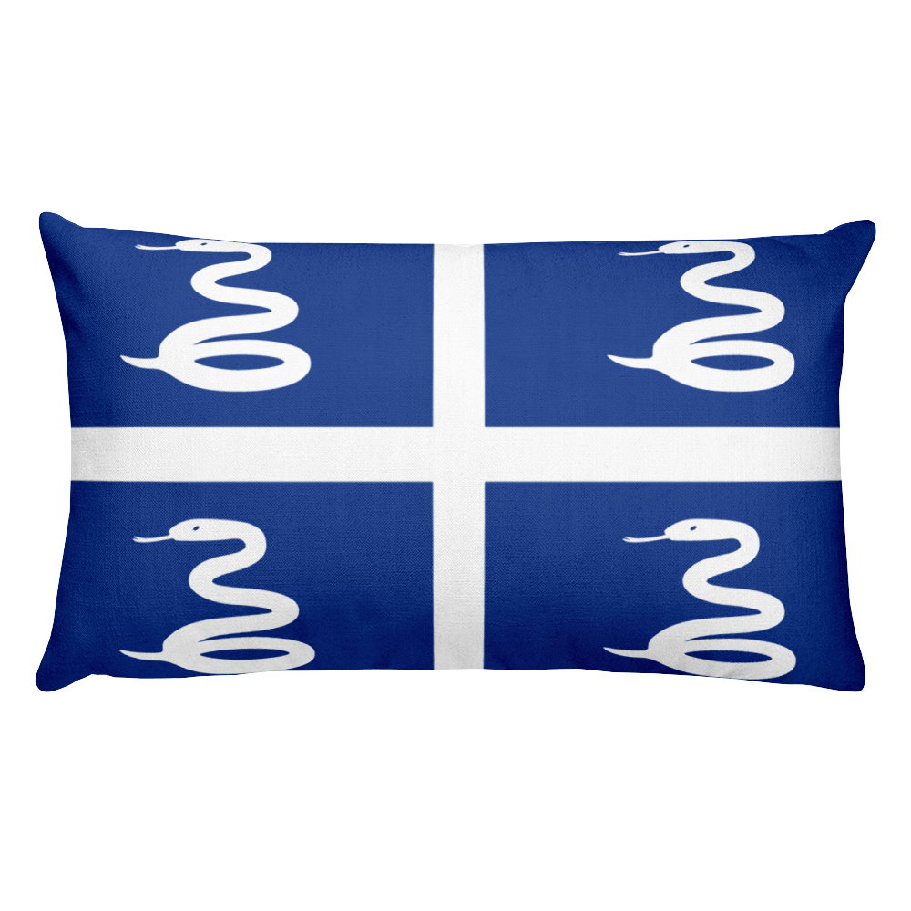 Default Title Martinique Flag Allover Print Rectangular Pillow Home by Design Express