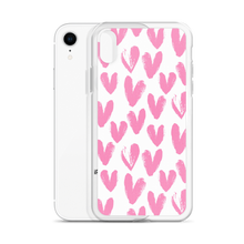 Pink Heart Pattern iPhone Case by Design Express