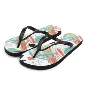 S Mix Geometrical Pattern 03 Flip-Flops by Design Express
