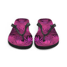 Pink Palm Flip-Flops by Design Express