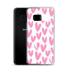 Pink Heart Pattern Samsung Case by Design Express