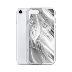 White Feathers iPhone Case by Design Express