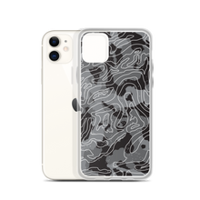 Grey Black Camoline iPhone Case by Design Express
