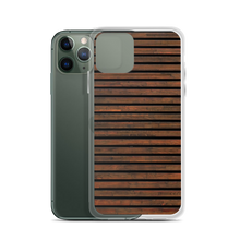 Horizontal Brown Wood iPhone Case by Design Express